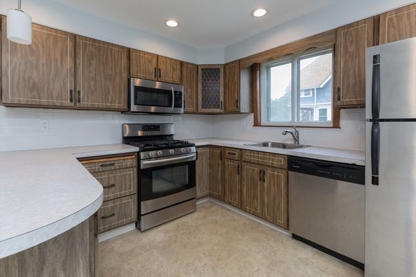 Interior, Kitchen, Recessed Lighting, Stainless Steel Appliances
