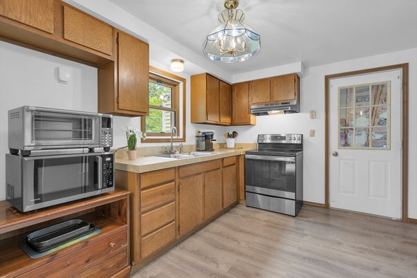 Interior, Kitchen, Wood Texture Flooring
