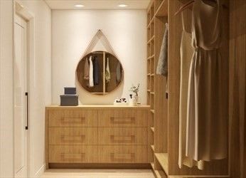 Interior, Recessed Lighting, Walk-in Closets, Wood Texture Flooring