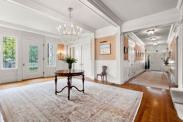 Chandelier, Interior, Wood Texture Flooring