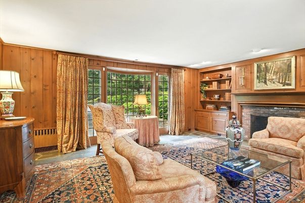 Fireplace, Interior, Living room, Wooden Walls
