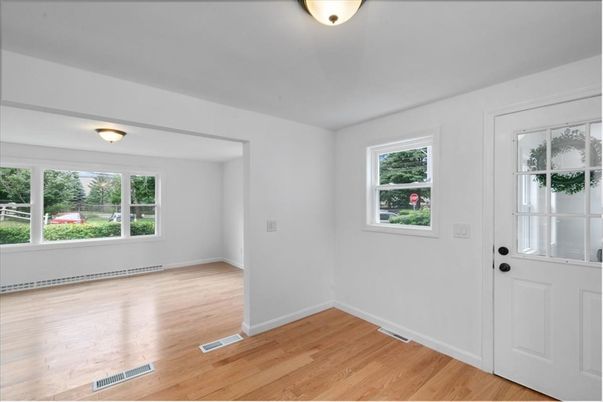 Empty room, Interior, Wood Texture Flooring