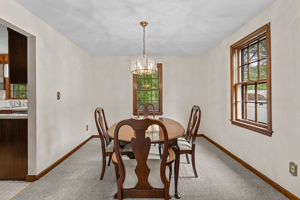 Dining room, Interior, Pendant Lights