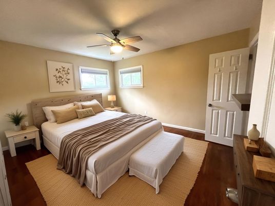 Bedroom, Interior, Wood Texture Flooring