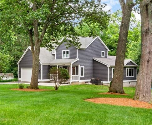 Attached, Backyard, Exterior, Facade, Farmhouse