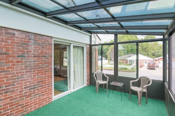 Glass Ceilings, Interior, Stone Walls, Sun Room