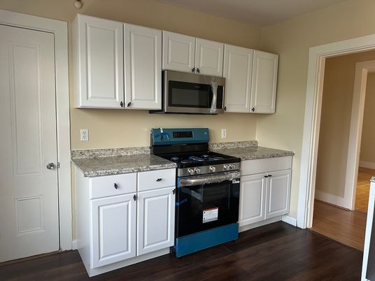 Interior, Kitchen, Wood Texture Flooring