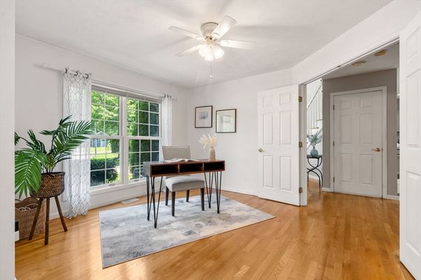 Home Office, Interior, Wood Texture Flooring
