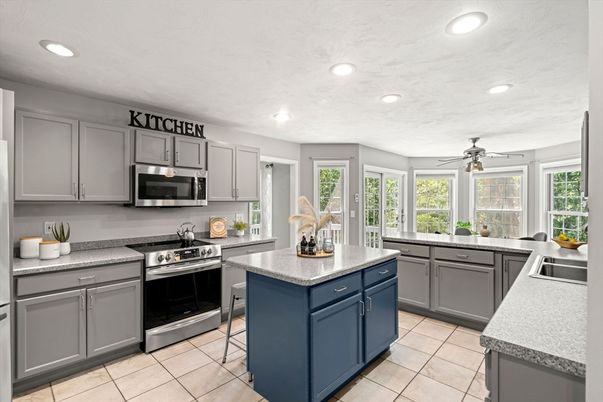 Interior, Kitchen, Recessed Lighting, Stainless Steel Appliances