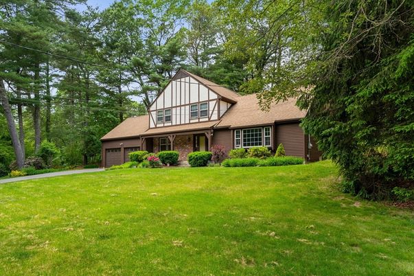 Attached, Backyard, Exterior, Facade, Brick Facade, Tudor Revival