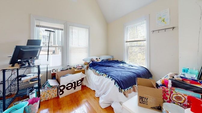 Bedroom, Interior, Wood Texture Flooring