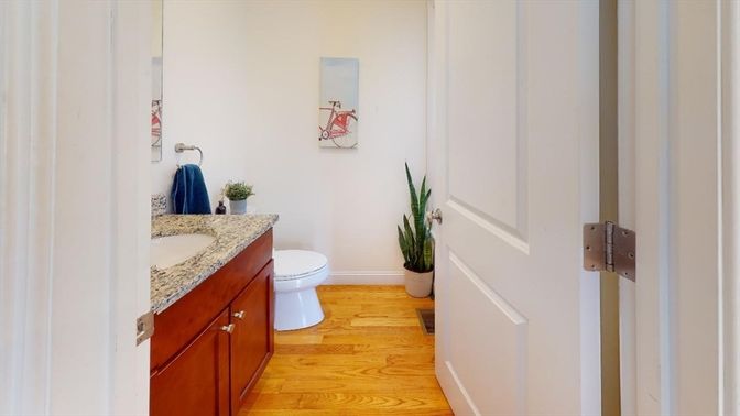 Bathroom, Interior, Wood Texture Flooring