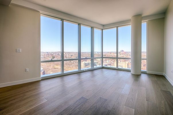 Empty room, Interior, Sun Room, Wood Texture Flooring