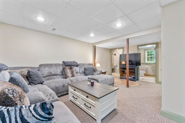 Interior, Living room, Recessed Lighting