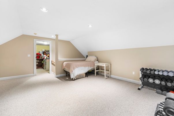 Bedroom, Fitness Equipment, Interior, Recessed Lighting