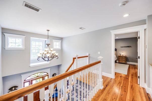 Chandelier, Interior, Recessed Lighting, Wood Texture Flooring