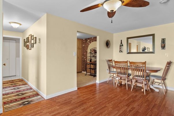 Dining room, Interior, Wood Texture Flooring