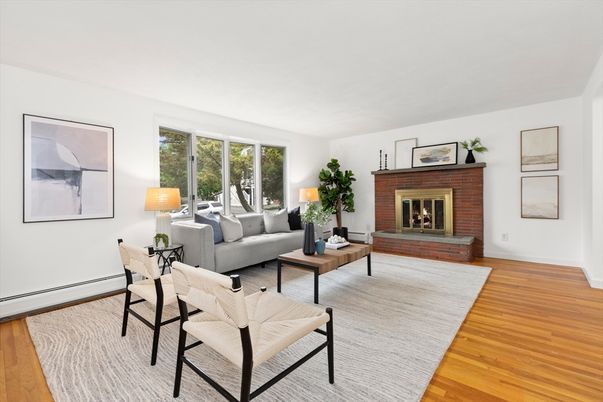 Fireplace, Interior, Living room, Wood Texture Flooring
