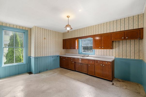 Empty room, Interior, Kitchen
