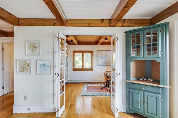 Home Office, Interior, Wooden Beams, Wooden Ceilings, Wood Texture Flooring