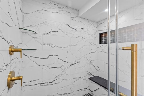 Bathroom, Interior, Marble Walls