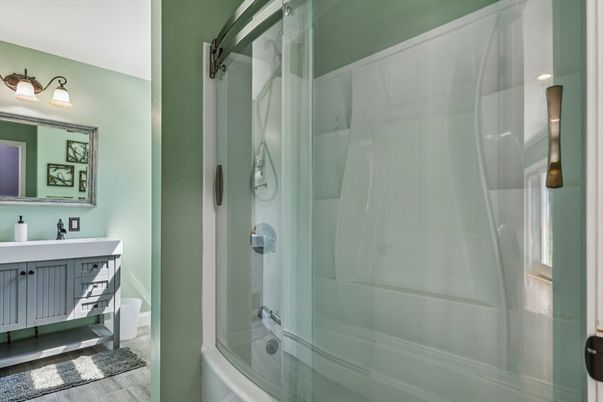 Bathroom, Glass Shower, Interior