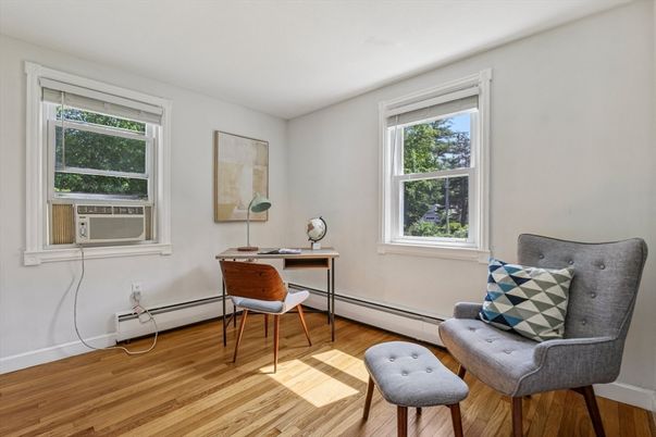 Home Office, Interior, Wood Texture Flooring
