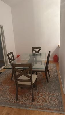 Dining room, Interior, Wood Texture Flooring