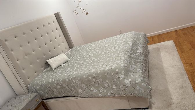 Bedroom, Interior, Wood Texture Flooring
