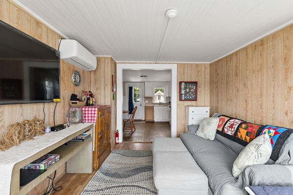 Interior, Living room, Wood Texture Flooring, Wooden Walls