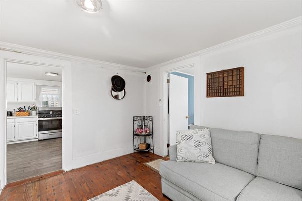 Interior, Kitchen, Living room, Stainless Steel Appliances, Wood Texture Flooring