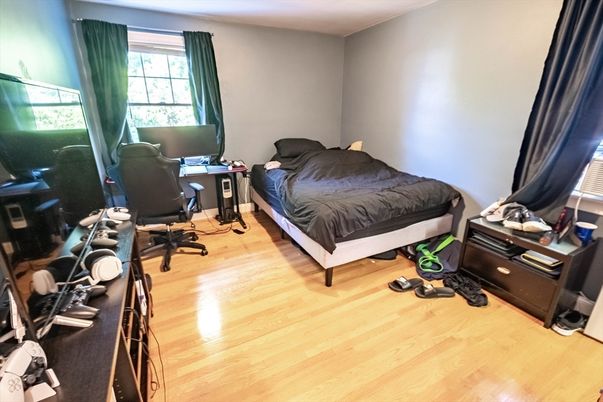 Bedroom, Home Office, Interior, Wood Texture Flooring