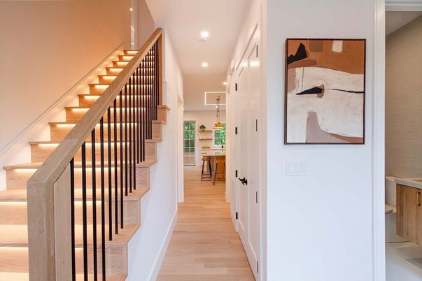 Interior, Recessed Lighting, Wood Texture Flooring