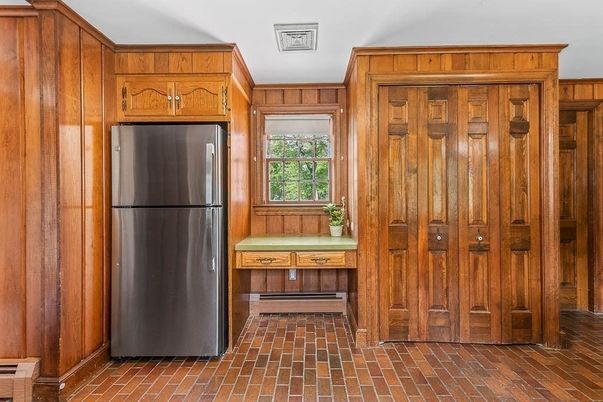 Interior, Kitchen, Wooden Walls