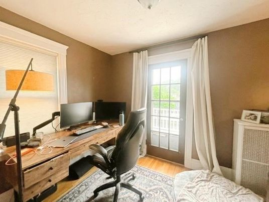 Home Office, Interior, Wood Texture Flooring