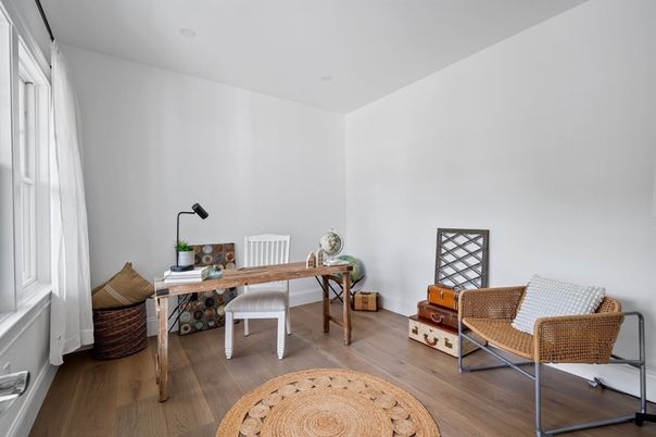 Home Office, Interior, Wood Texture Flooring