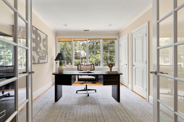 Home Office, Interior, Recessed Lighting