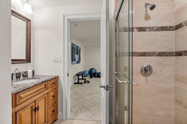 Bathroom, Glass Shower, Interior
