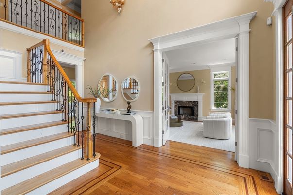 Fireplace, Interior, Wood Texture Flooring