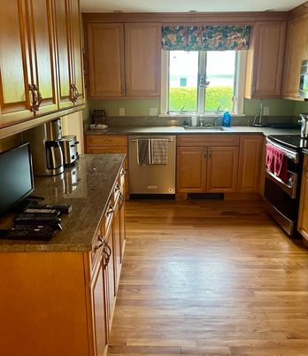 Interior, Kitchen, Wood Texture Flooring