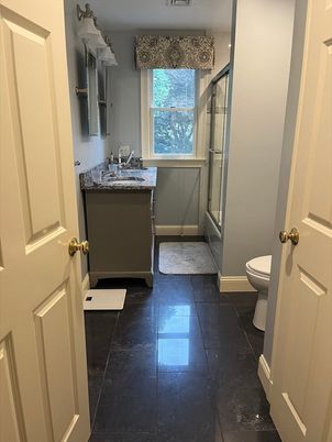 Bathroom, Glass Shower, Interior