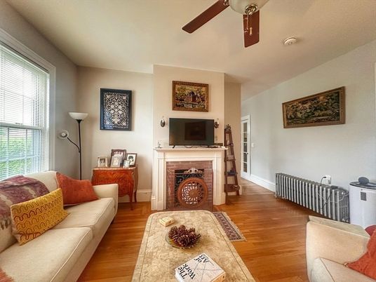Fireplace, Interior, Living room, Wood Texture Flooring