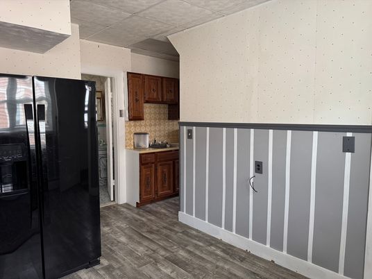Interior, Kitchen, Wood Texture Flooring