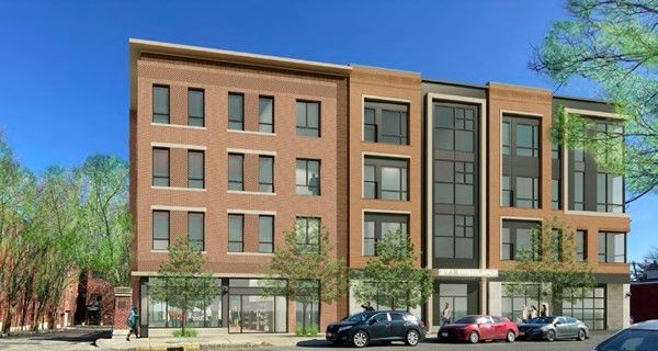 Exterior, Facade, Brick Facade, Rowhouse