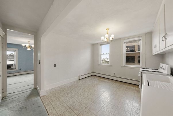 Chandelier, Empty room, Interior