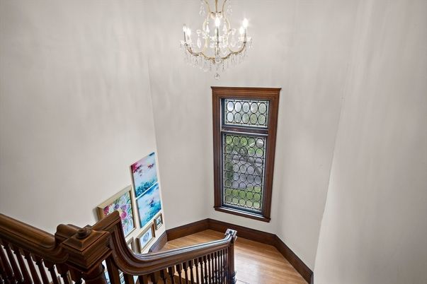 Chandelier, Interior, Wood Texture Flooring