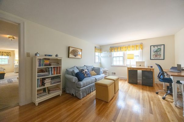 Home Office, Interior, Wood Texture Flooring