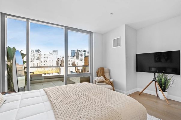 Bedroom, Interior, Water, Wood Texture Flooring