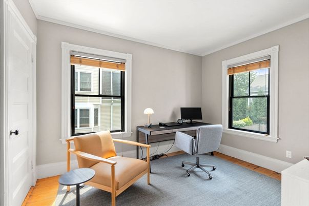 Home Office, Interior, Wood Texture Flooring