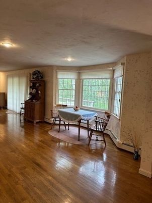 Dining room, Interior, Wood Texture Flooring